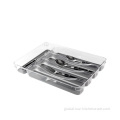 Cutlery Tray Drawer 5-Compartments Plastic Expandable Drawer Organizer Factory